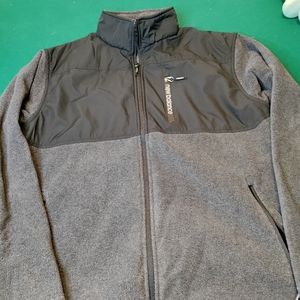 New Balance Gray Zip Up Sweater